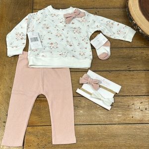 NWT Baby Girl Apparel Set
